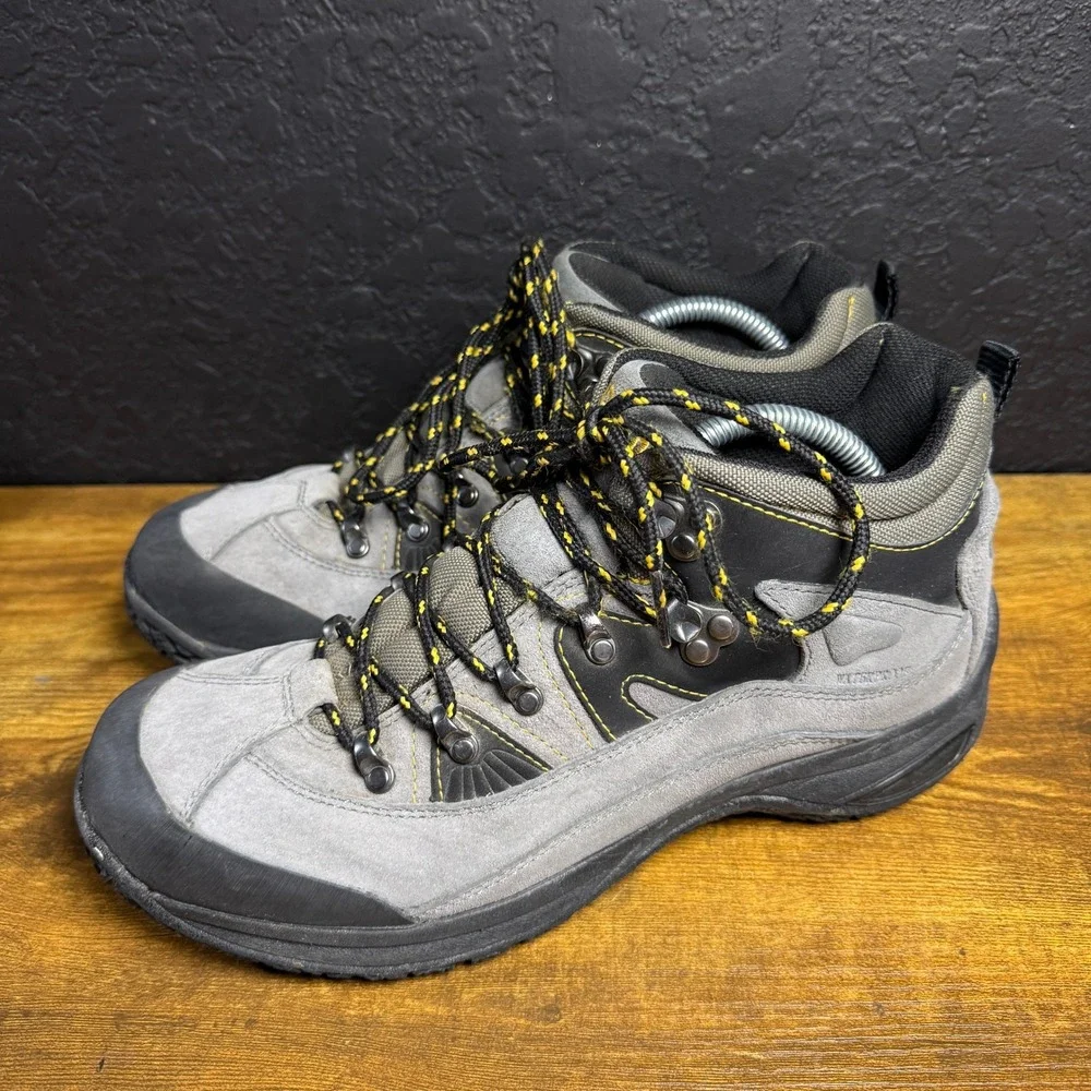 Dunham‎ Cloud MCR6630K Grey Suede Waterproof Hiking Boots Mens 8.5 D